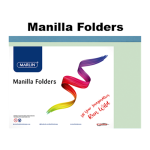 Marlin Flat File / Folders Foolscap Tag (Single)